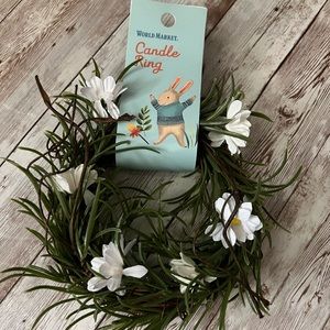 🆕 World Market Candle Ring Holder